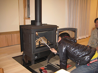 薪ストーブ