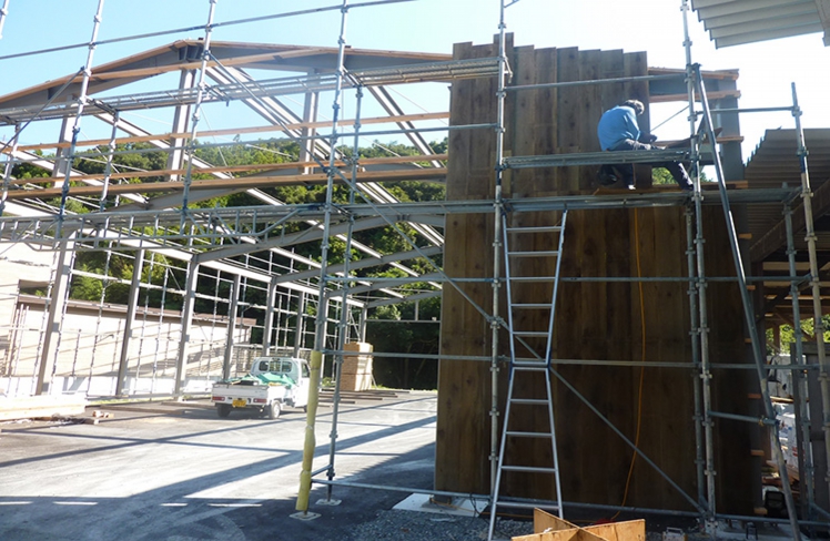 内藤材木店の新倉庫